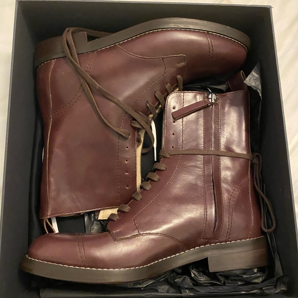 Women’s Theory Satin Calf Laced Boots